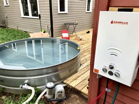 If you size your solar hot water. Stock Tank Hot Tub DIY (propane) — Stock Tank Pool Tips, Kits, & Inspiration | How-to DIY ...
