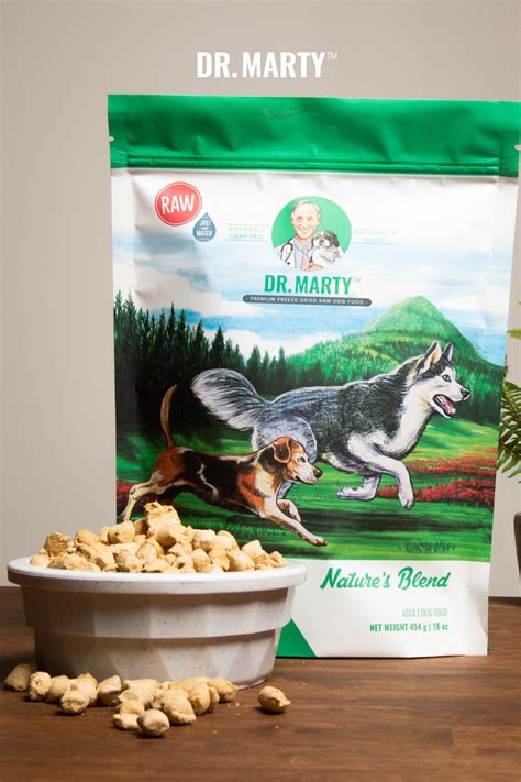 Marty is backed by their 'happy healthy guarantee'. Pin on Dr. Marty Pets Dog Food