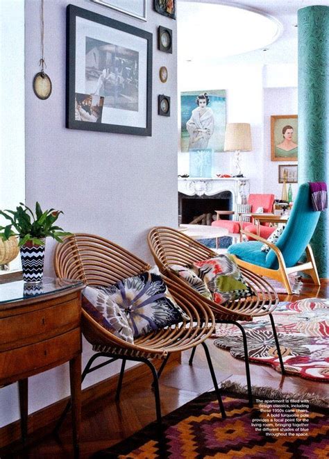 Loving The Colour Filled Milan Home Of Margherita Missoni
