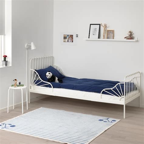 Bett ausziehbar ikea weiss gleiche ebene ausziehbares auf gleicher. MINNEN Bettgestell, ausziehbar - weiß - IKEA Deutschland