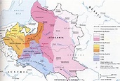 Partitions of Poland (1772-1795) [2256x1535] : MapPorn