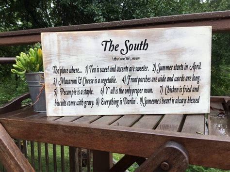 The South Painted Wood Sign Southern Saying Modern Etsy Porch Signs