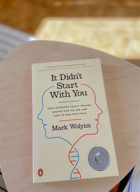 Book Review It Didnt Start With You By Mark Wolynn Notes By Thalia