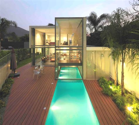 This modern take on traditional thai & chinese homes incorporates nature luxuriously. Home Design Inspiration: Contemporary Pool Ideas - Studio ...