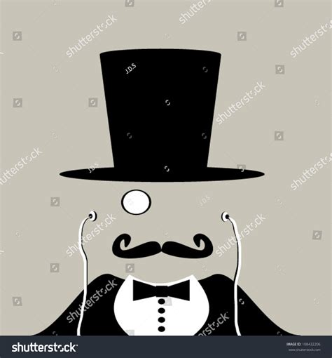 Mustache Photos Cartoon Character With Handlebar Mustache