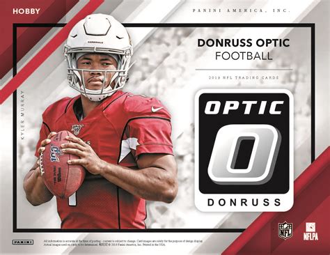 8 cards per pack, 24 packs per box, 16 boxes per case 2019 Donruss Optic NFL Football Cards - Variety, Rookies ...