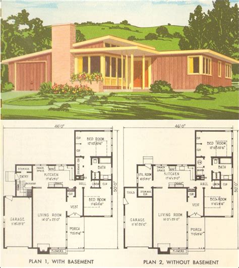 Original Mid Century Modern House Plans Pic Ista