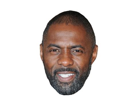 Idris Elba Vip Celebrity Cardboard Cutout Face Mask