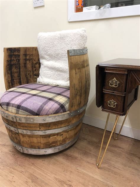 Buy barrel chair chairs and get the best deals at the lowest prices on ebay! Whisky Barrel Club Chair | Golden Oak Restoration | Wine ...