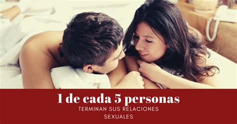 threefast 1 de cada 5 personas han terminado las relaciones sexuales