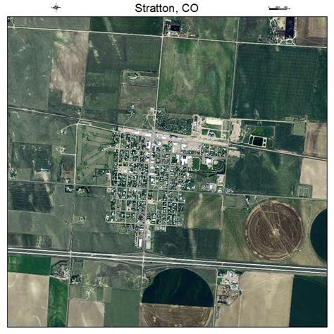 Aerial Photography Map Of Stratton Co Colorado