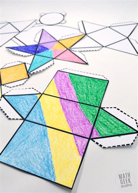 Free Printable Nets Of 3d Shapes
