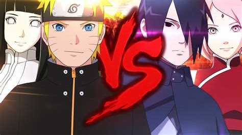 Naruto E Hinata Vs Sasuke E Sakura Duelo De Titãs Part Felícia Rock