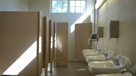 Bathroom Stalls In Mens Bathroom Image Free Stock Photo Public