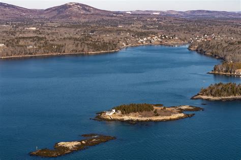 Penobscot Bay Western Coast Rockland To Fort Point Light Androken