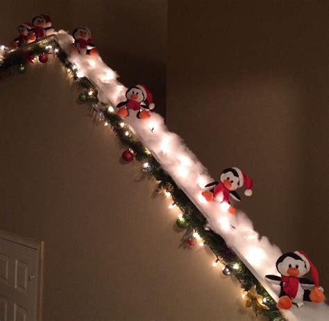 Diy Penguin Sledding Slide Christmas Decorations ️
