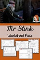 Mr Stink Worksheet Pack | Workbook cover, Book study, Reading activities