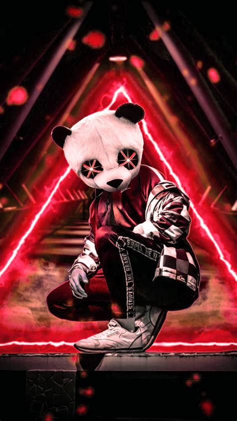 Neon Panda Wallpaper By Efeyildirim Ff Free On Zedge™