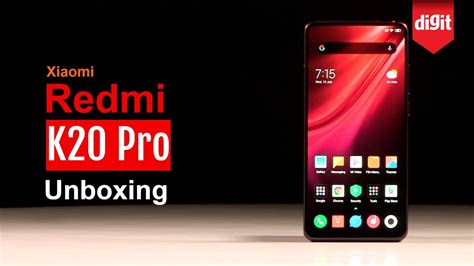 Xiaomi Redmi K20 Pro Unboxing Youtube