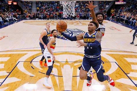 New orleans pelicans forward zion williamson throws down his first official nba dunk off the feed from. 3 things to watch: Denver Nuggets vs. New Orleans Pelicans