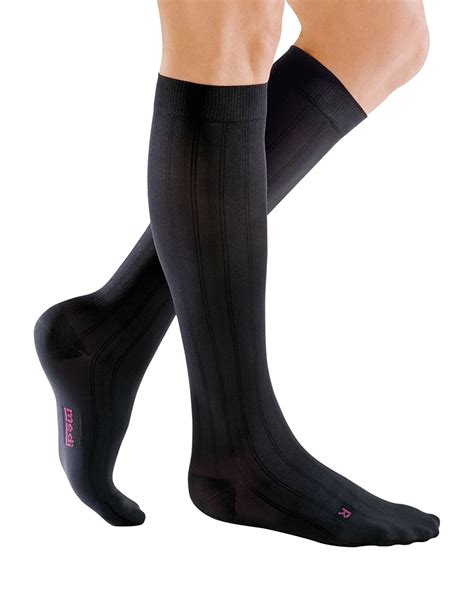 For Men Classic 15 20 Mmhg Calf High Compression Stockings Closed Toe Mediven For Men