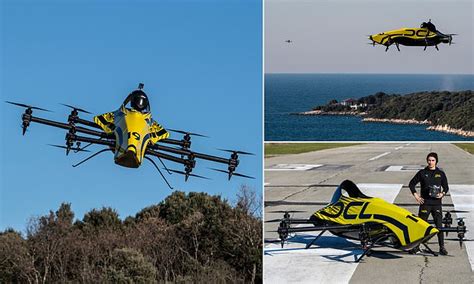 Incredible Manned Drone That Can Fly At 87 Mph With A Person On Board