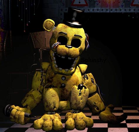 Five Nights At Freddy S Withered Golden Freddy