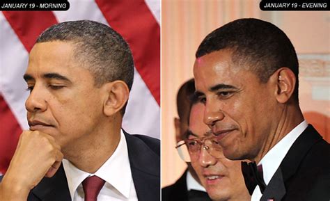 Newsflash President Barack Obama Dyes His Gray Hair