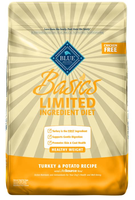 Find the right dry food for your dog. Blue Buffalo Basics Limited Ingredient Diet, Natural Adult ...