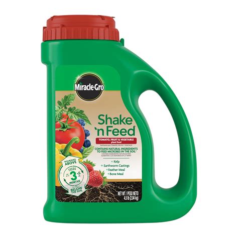 Miracle Gro Shake N Feed Tomato Fruit And Vegetable Plant Food 45lb