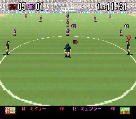 Super Formation Soccer User Screenshot For Super Nintendo Gamefaqs