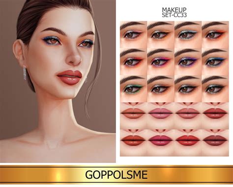 Goppols Me Gpme Gold Makeup Set Cc08 Download At Goppolsme Makeup Set