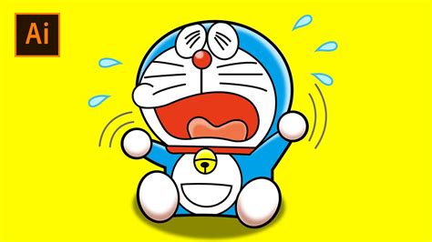 Create Doraemon Cartoon Character Easily Drawing Of Doraemon Adobe