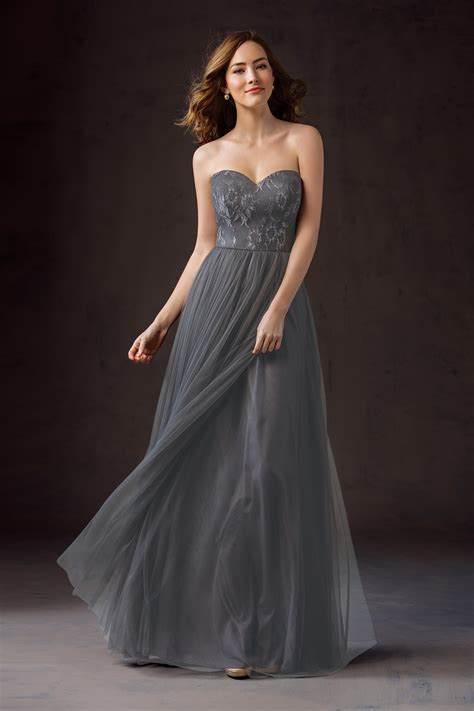 Us will take it from there to make sure each maid orders in time and gets the size she needs. L184063 Long Sweetheart Strapless Soft Tulle & Metallic ...