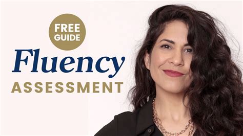 How To Become Fluent In English Fluency Assessment Youtube