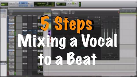 5 Steps Mixing Vocals To The Beat Youtube