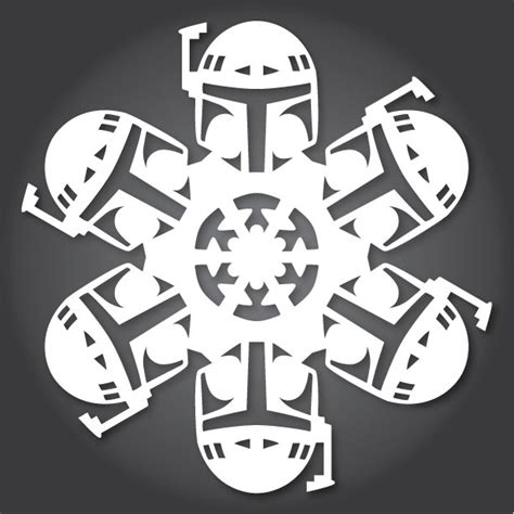How To Make Star Wars Snowflakes With Paper Scissors And The Force
