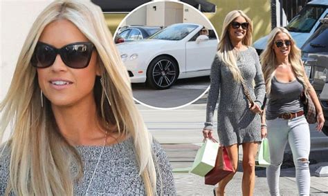 Christina El Moussa Enjoys Shopping And Champagne Daily Mail Online