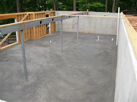 Basement Foundation And Concrete Craftsman Home Builders