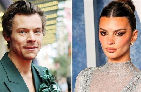 After Lip Lock With Harry Styles Emily Ratajkowski Admits Dating Since