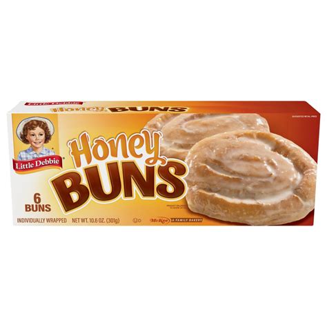 Babe Debbie Honey Buns Breakfast Pastries Shop Snack Cakes At H E B