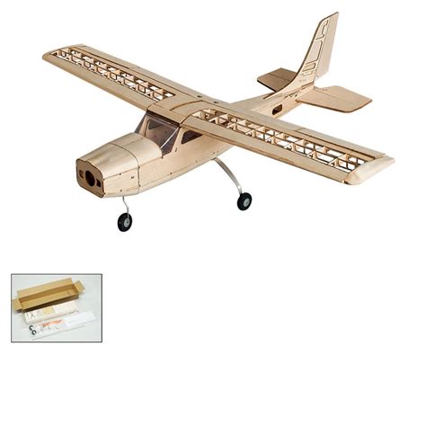 Buy Cessna Model Balsa Wood Airplane Kits MM Wingspan Laser Cut RC Plane Kit To Build For
