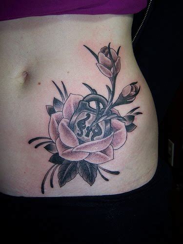 Hip Rose Tattoos Tattoo Design