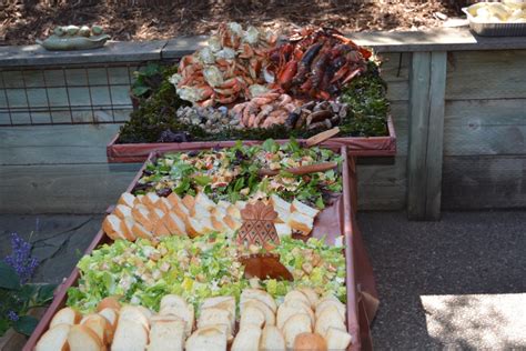 Salads include tomatoes, onions, hardboiled egg, sliced beets, anchovies & hearts of palm. Urban clam bake. Petaluma, Ca | Clam bake, Tasty dishes, Cooking