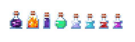 I Made My Own Potion Textures For A Friends Datapack Rminecraft