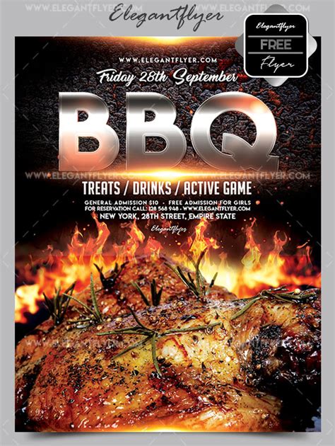 20 Free Psd Barbeque Flyer Templates For The Best Events Free Psd