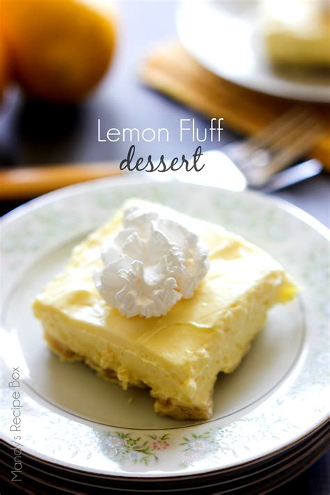 Lemon Fluff Dessert Mandys Recipe Box