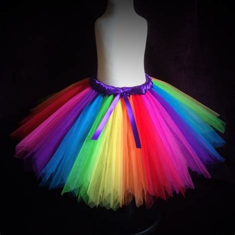 Ladies Rainbow Tutu Adult Rainbow Tutu Skirt Pride Tutu