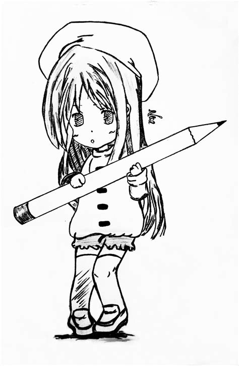 Pencil Drawing Cute Anime Drawings Pencil Drawings Anime