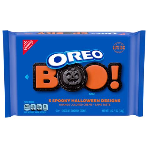 Save On Oreo Boo Chocolate Orange Creme Sandwich Cookies Halloween Order Online Delivery Food